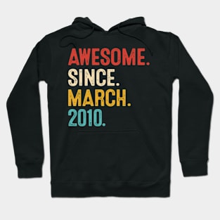 vintage birthday march 2010 Hoodie